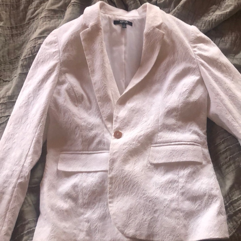 White blazer